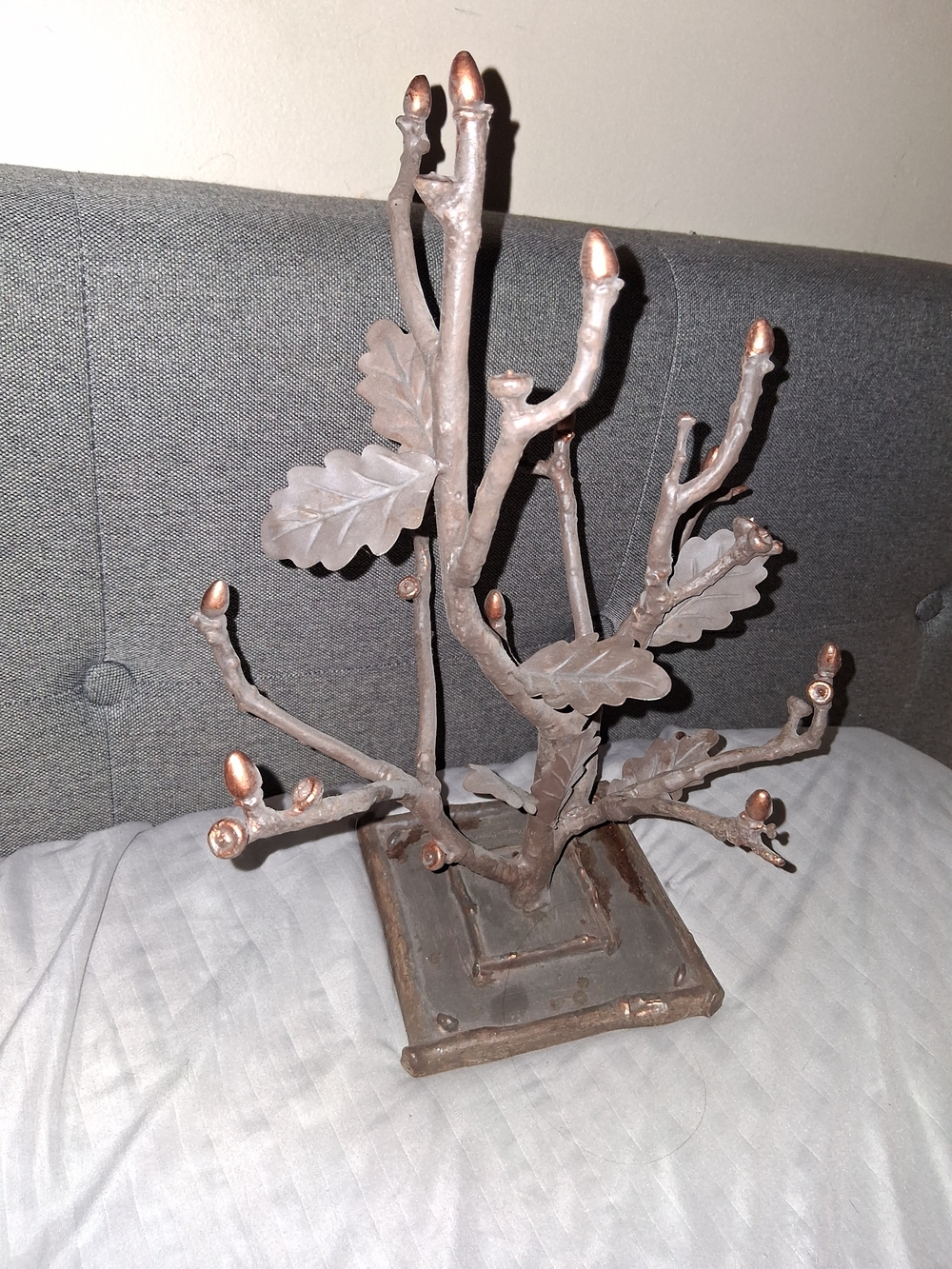 Metal Branch Jewelry Holder - Brown/Copper Home Art
